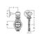Butterfly valve Type: 9133 Stainless steel/Stainless steel Double-ecFire safe Gearbox Wafer type